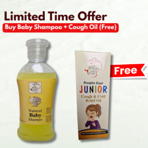 Natural Baby Shampoo & Get Baby Cold & Cough Oil FREE