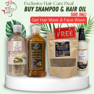 Amla Reetha Hair Care Bundle (500ml) + FREE Hair Mask & Rice Face Wash