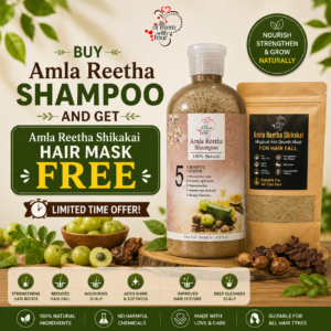 Buy Amla Reetha Shampoo & Get Amla Reetha Shikakai Hair Mask FREE