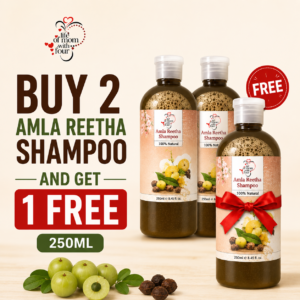 Buy 2 Amla Reetha Shampoo (250ml) & Get 1 FREE – Limited Time Offer